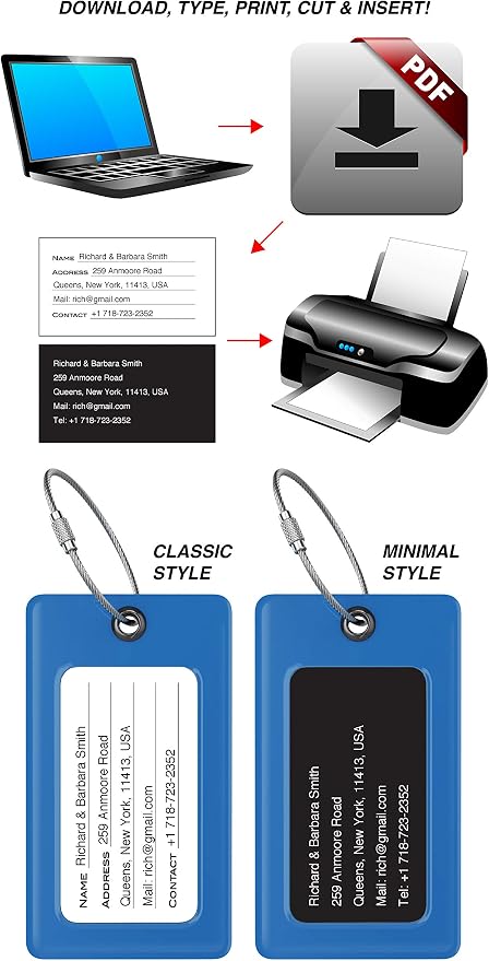 Luggage Tags Business Card Holder by TUFFTAAG - Image 5