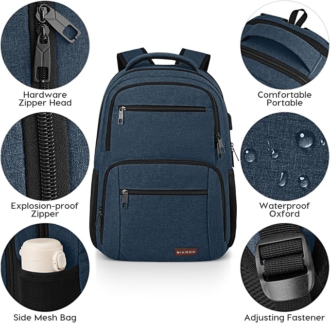 Backpack for Boys Men, School Backpack for Teens Girls, Lightweight Casual High - Image 3
