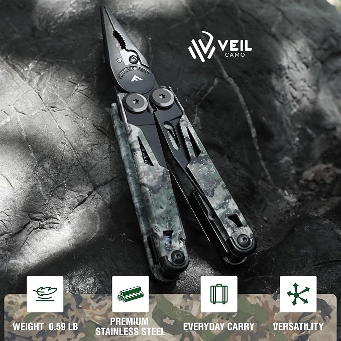 FLISSA Multitool, 15-in-1 Multi Tool Pocket Knife - Image 2
