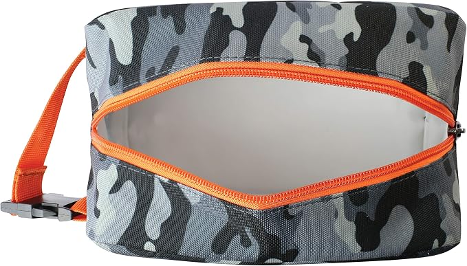PackIt Freezable Snack Box, Charcoal Camo, Built - Image 5