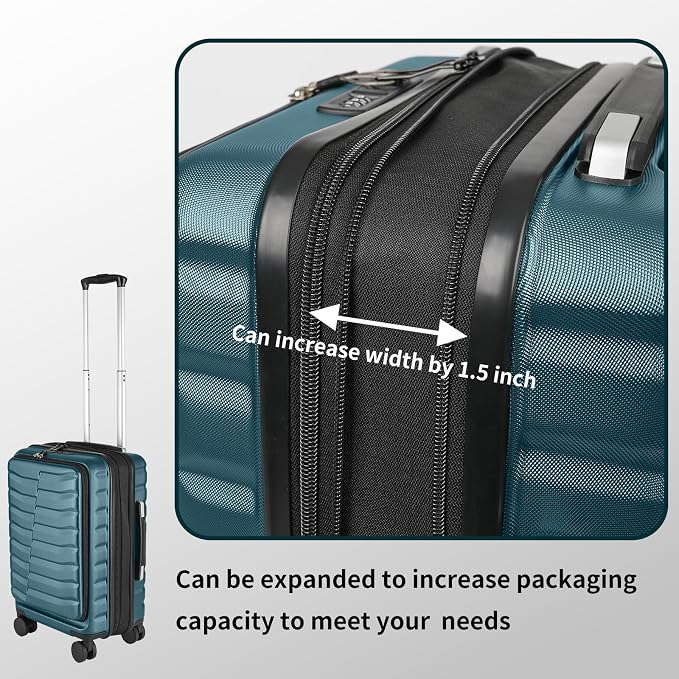 22×14×9 Airline Approved Carry On Expandable Luggage - Image 8