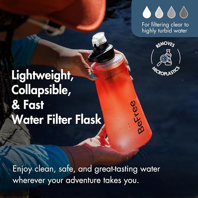 Katadyn BeFree 1.0L Ultralight Collapsible Water Filter Bottle - Image 3
