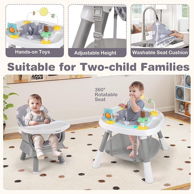 BABY JOY 16 in 1 High Chair, Convertible Baby Highchair - Image 3