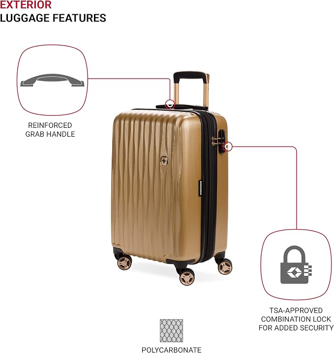 SwissGear 7272 Energie Expandable Hardside Luggage - Image 3