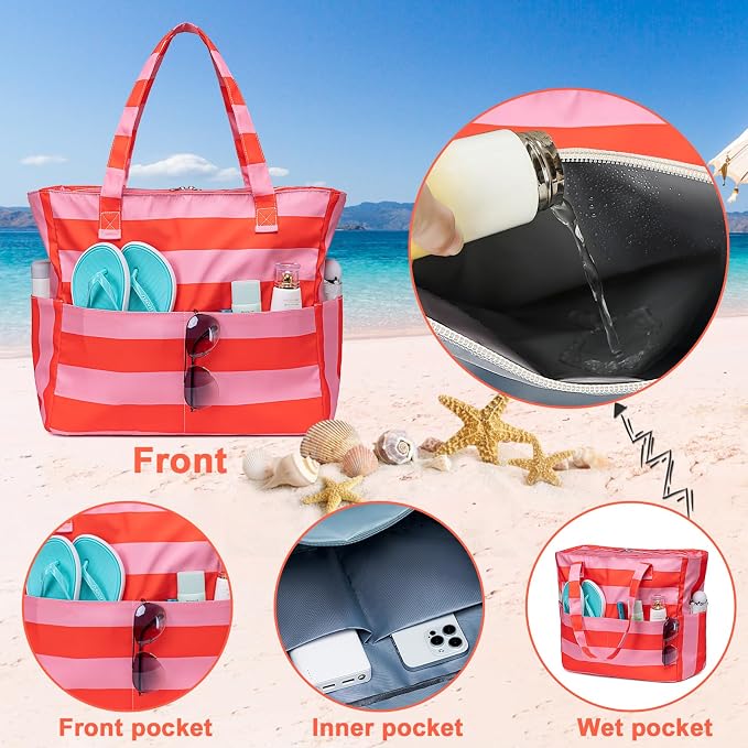 Waterproof Beach Tote Pool Bags - Image 6