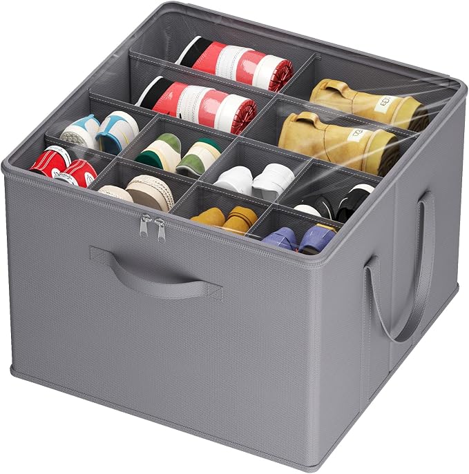 Lifewit Shoe Storage Organizer for Closet, Fits 12-16 Pairs, Large Shoe Box by Lifewit