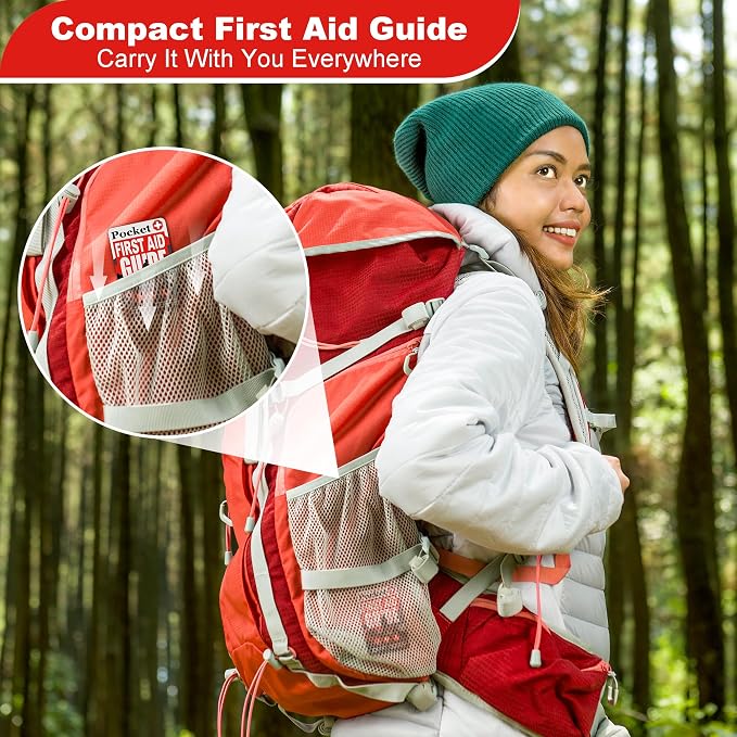 Tiny Pocket First Aid Guide EDC Emergency First Aid Kit - Image 3