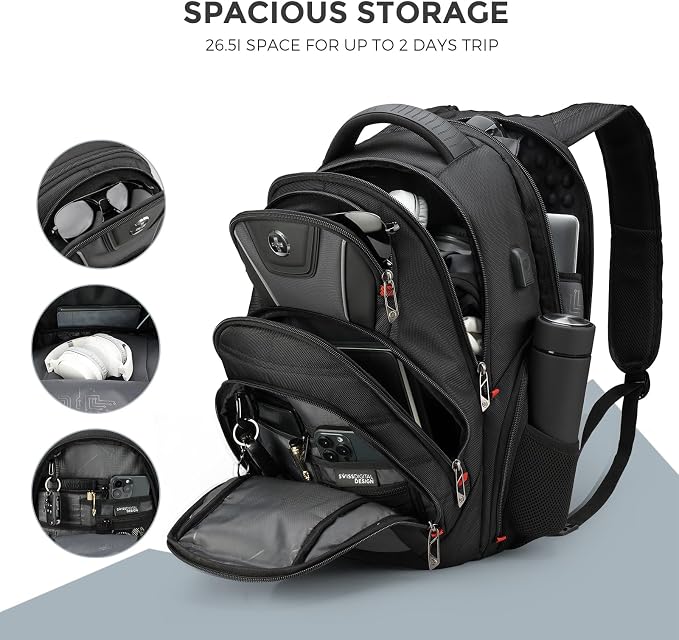 Swissdigital Design Men's Laptop Backpack - Image 5
