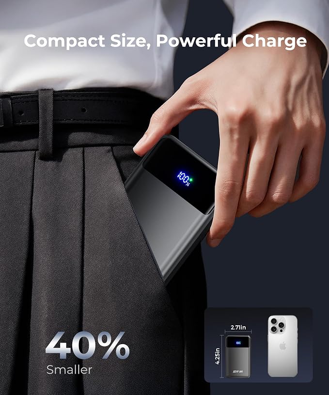 Portable Charger Power Bank - 30000mAh 65W Laptop Travel Essentials Battery - Image 4