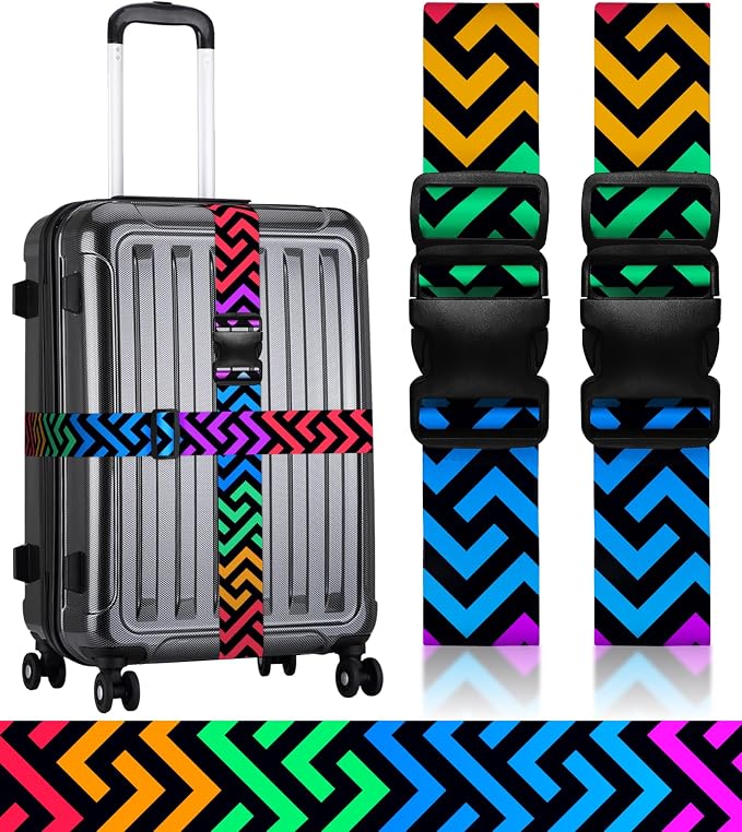 Luggage Straps for Suitcases Travel Belt Luggage Band Heavy Duty Traveling by Stanoha