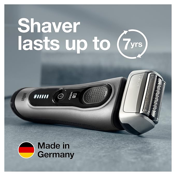 Braun Electric Razor for Men, Series 8 8467cc Electric Foil Shaver - Image 9