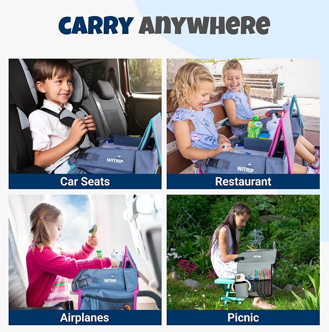 Kids Travel Tray with Dry Erase Board - Image 3