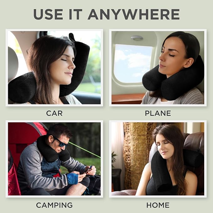 Dot&Dot Twist Memory Foam Travel Pillow - Image 4