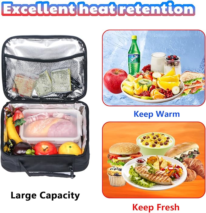 Hap Tim Insulated Lunch Bag for Boys, Reusable Lunch Box for Women & Men - Image 7