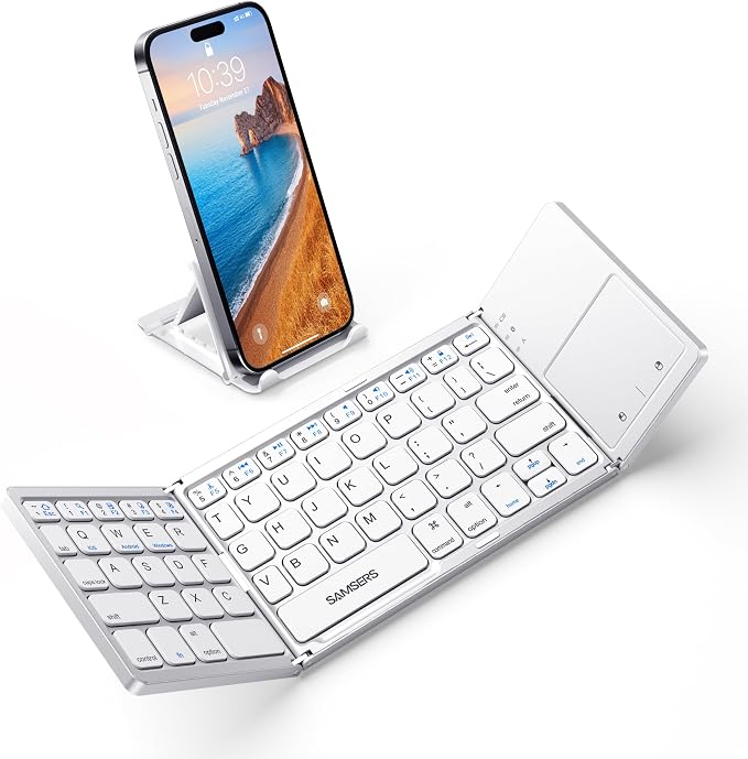 Samsers Foldable Bluetooth Keyboard by HOME