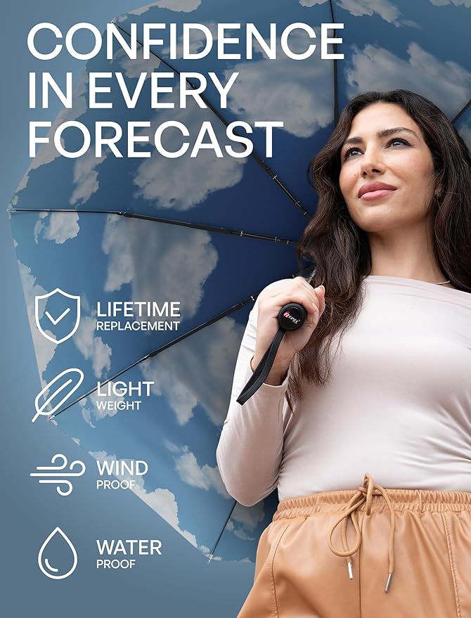 REPEL Windproof Travel Umbrella - Image 3