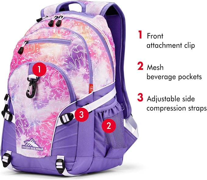 High Sierra Loop Backpack, or Work Bookbag - Image 2