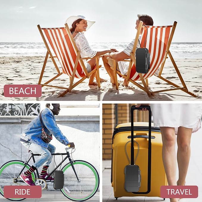 LOFICOPER Portable Safe Lock Box, 4 Digit Security Case, Beach Safe Box - Image 7
