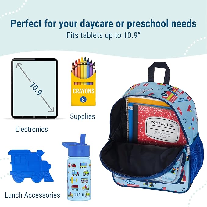Wildkin 12-inch Kids Backpack – Padded, Adjustable - Image 5