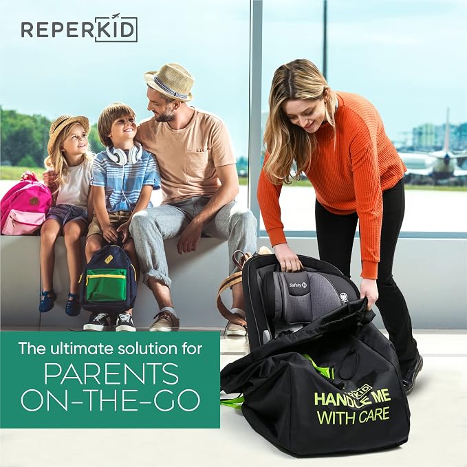 reperkid Car Seat Travel Bag for Airplane, Fits Most Convertible, Booster and - Image 2