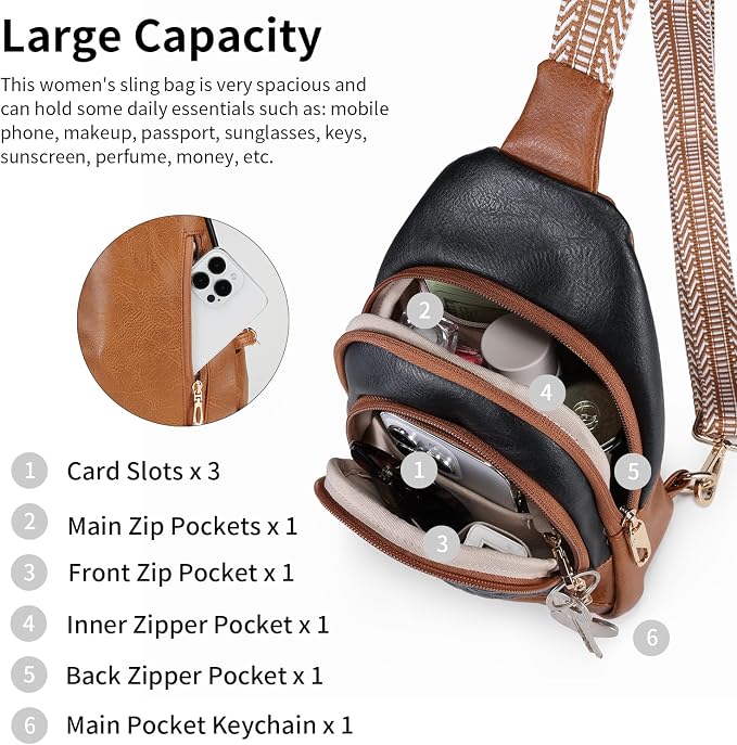 Crossbody Bags for Women Anti Theft Small Sling Handbag - Image 6