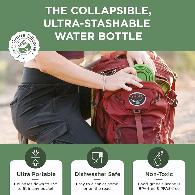 HYDAWAY 25oz Collapsible Water Bottle - Image 3