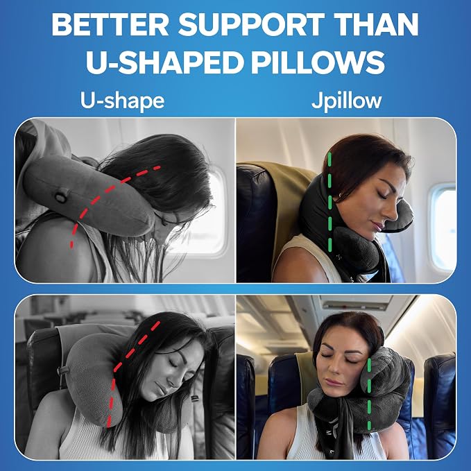 JPillow Travel Pillow for Airplanes – A Little Bulky, and Takes a Couple of - Image 4