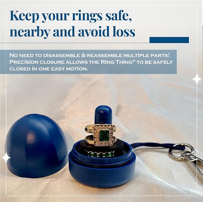 RING THING - Ring Holder Keychain, Jewelry Organizer and Storage, Portable - Image 8