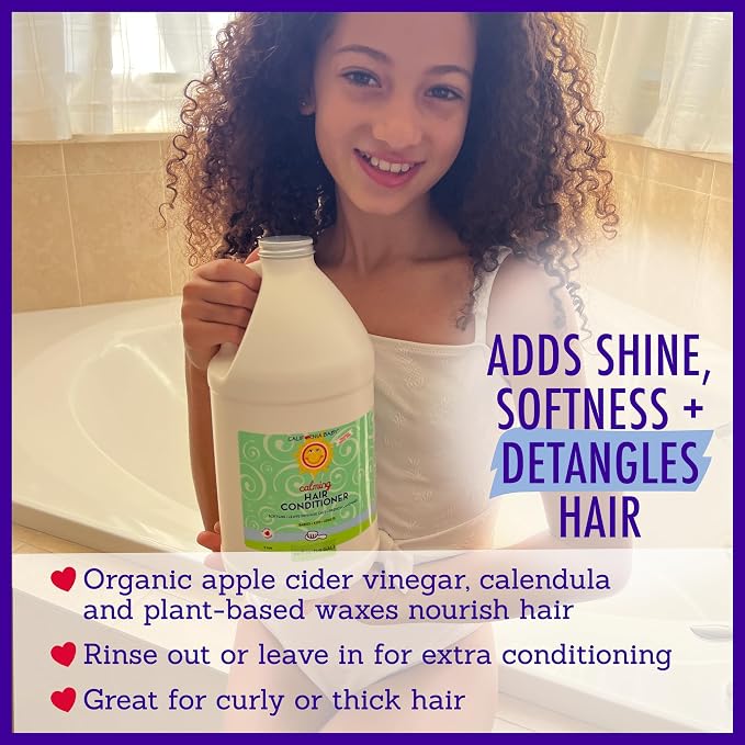 California Baby Calming Hair Conditioner | 100% Plant-Based Kids Conditioner | - Image 4