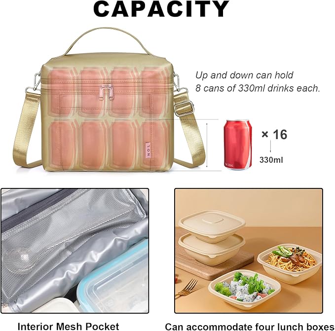 NOL Natural Organic Lifestyle Insulated Lunch Bags - Image 7