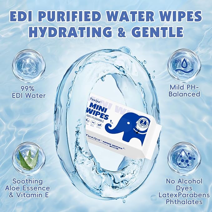 72 PackTravel Flushable Wipes - Image 5