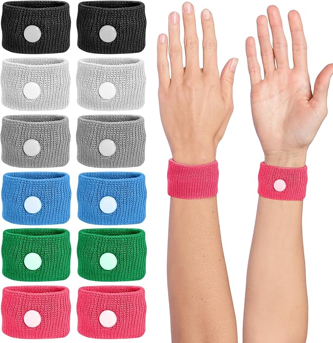 Motion Sickness Wristband, Anti-Nausea Acupressure Wrist Band by COMFYTHERA