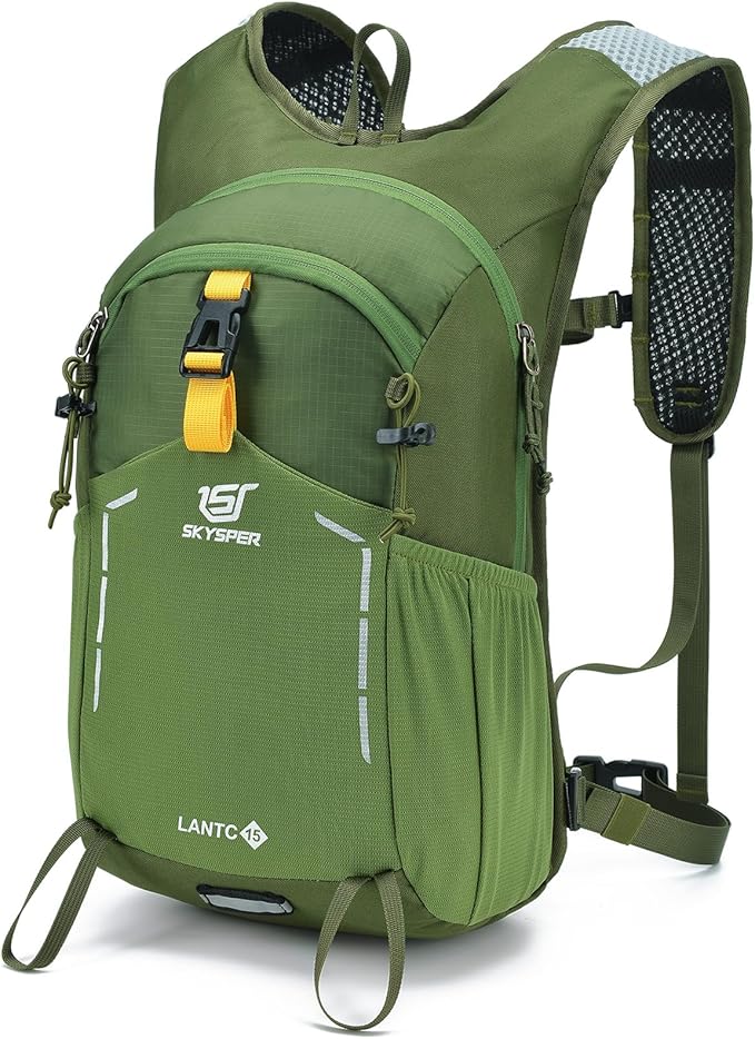 SKYSPER Small Hiking Backpack - 15L Travel Daypack Lightweight Bag Water by SKYSPER