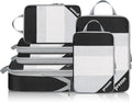 8 Set/6 Set/4 Set Compression Packing Cubes by PREZON