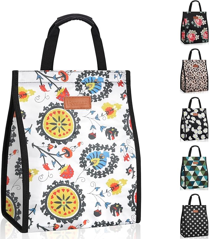 Lunch Bags for Women Insulated Reusable Lunch Tote by GuangzhouTailinTechnologyCo