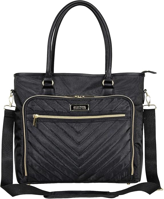 Kenneth Cole REACTION Chelsea Quilted Chevron 15" Laptop & Tablet Business Tote by KennethCole