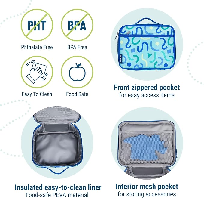 Wildkin Kids Insulated Lunch Box – Durable and Reusable - Image 4