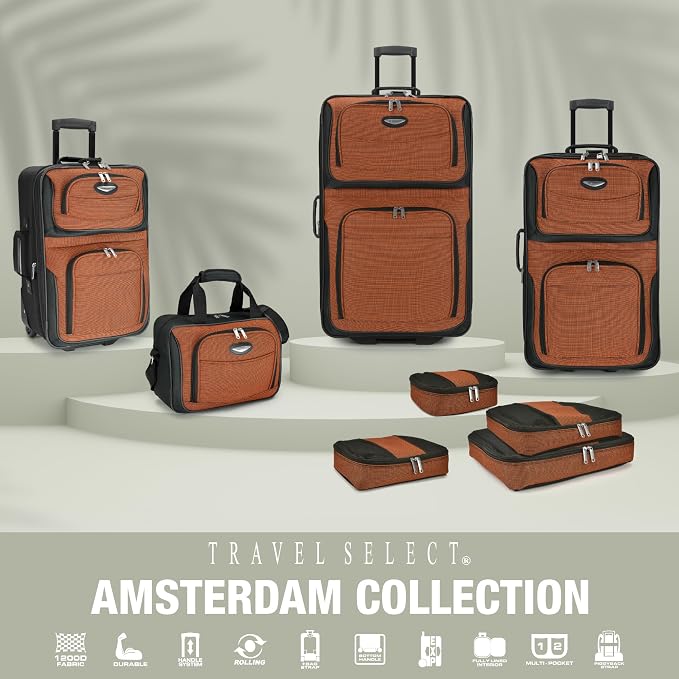 Travel Select Amsterdam 25-Inch Softside Expandable Rolling Upright Luggage - Image 4