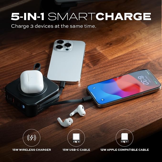 STATIK SmartCharge 5-in-1 Travel Power Bank - Image 2