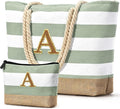 Becokan Beach Bag Initial Beach Tote by BecokanBeachBagSpecialist