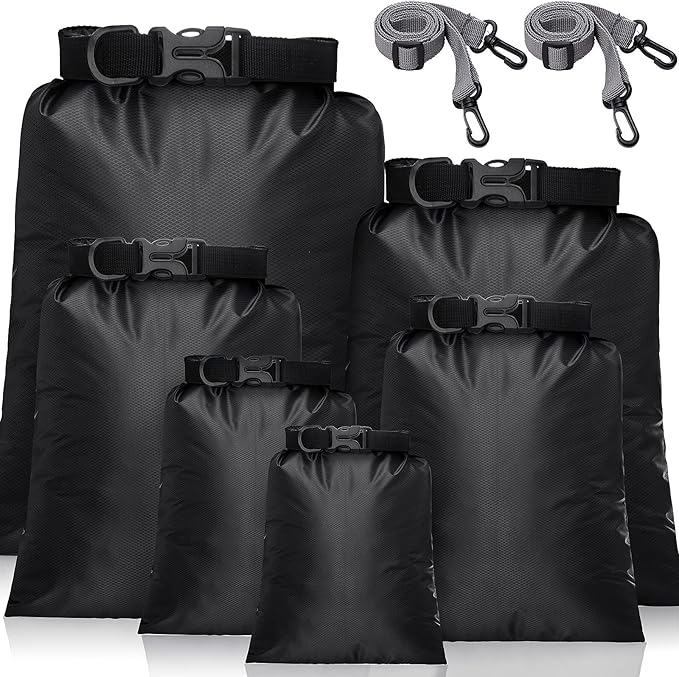 Shappy Waterproof Dry Bag Set 6 Sizes Lightweight Sacks and Long Adjustable by Shappy