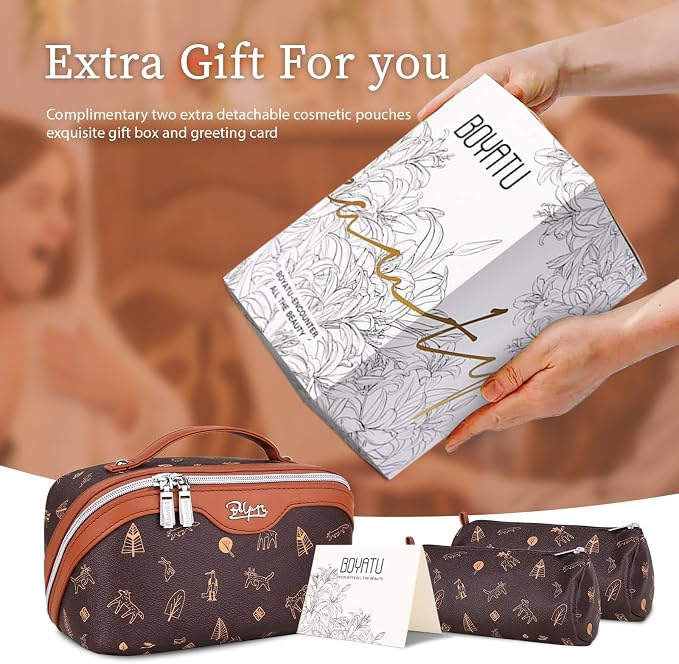 BOYATU Travel Makeup Bag Cosmetic Bags - Image 6
