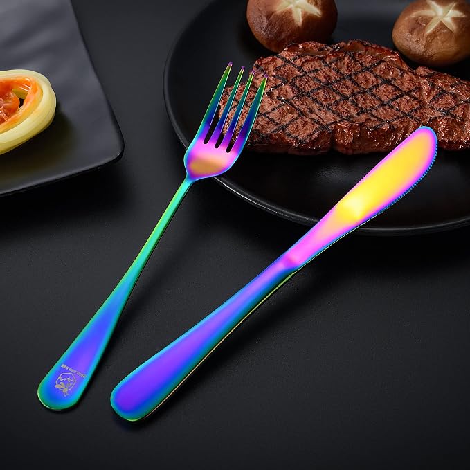 Boulder Bee | Travel Utensils Set | Reusable Camping Cutlery Set | Stainless - Image 3