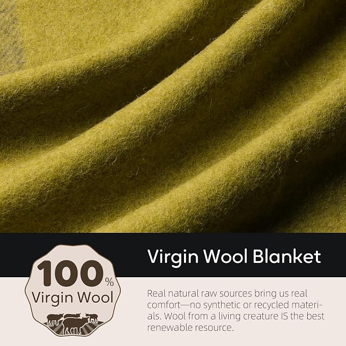 100% Wool Blanket, Military Wool Blanket, Sporting Events, Survival Kits - Image 3