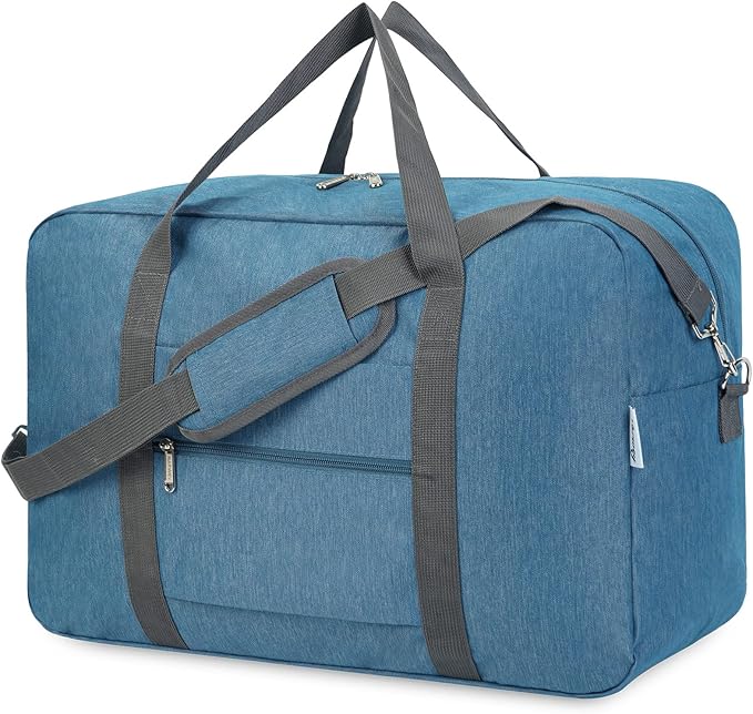 For United Airlines Foldable Carry on Bag 22x14x9 Travel Duffel Bag Packable by Narwey