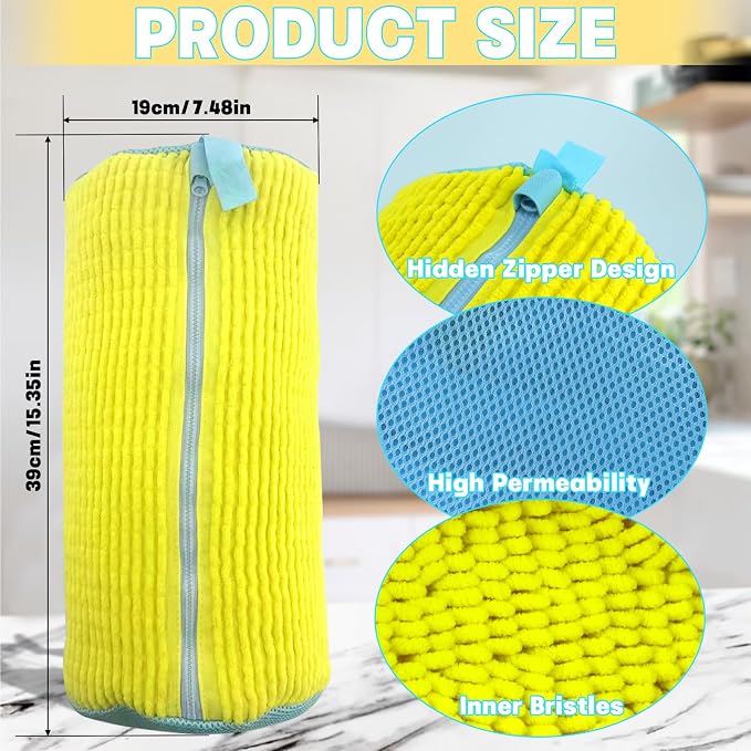 2PCS Shoe Washing Machine Bgs, Laundry Shoe Bags - Image 2