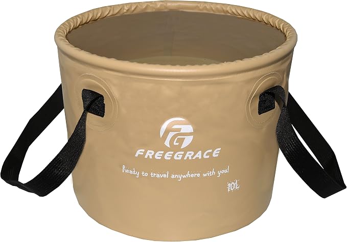 Premium Collapsible Bucket by Freegrace by Freegrace