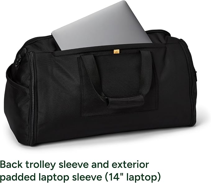 Halfday Convertible 2-in-1 Premium Garment Duffel Weekender Bag 40L | - Image 8