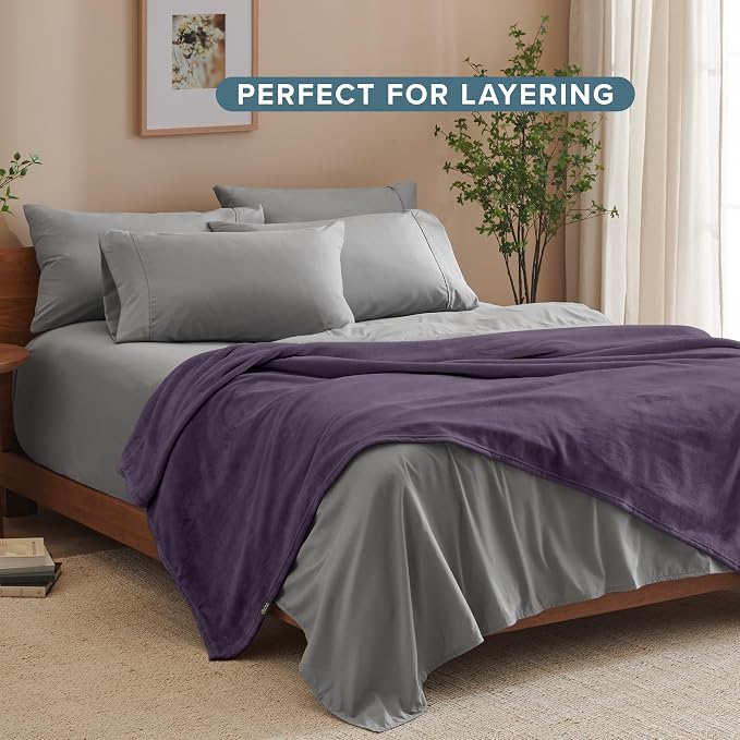 Bare Home Fleece Blanket - Image 7