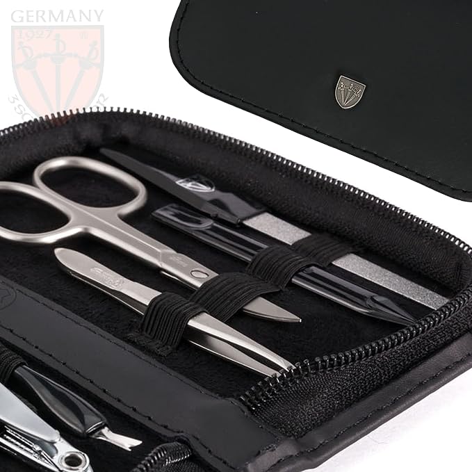 3 Swords Germany – brand quality 8 piece manicure pedicure grooming kit set - Image 5